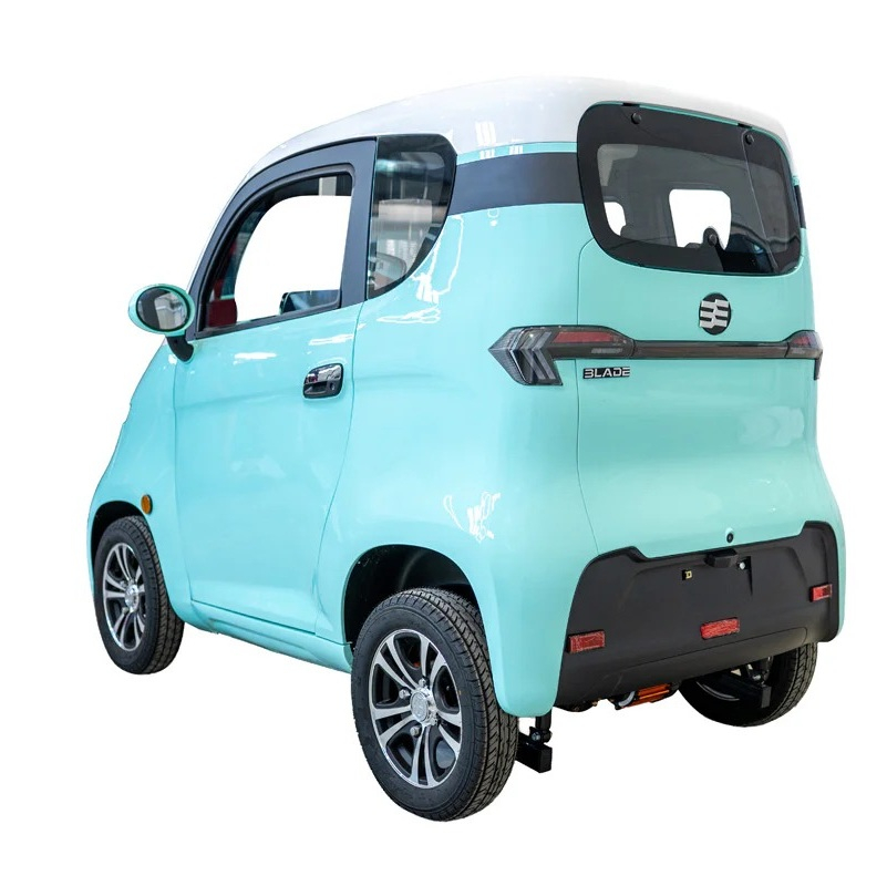 Masina electrica fara permis BLADE CITY Plus Verde-Alb cu aer conditionat [4]