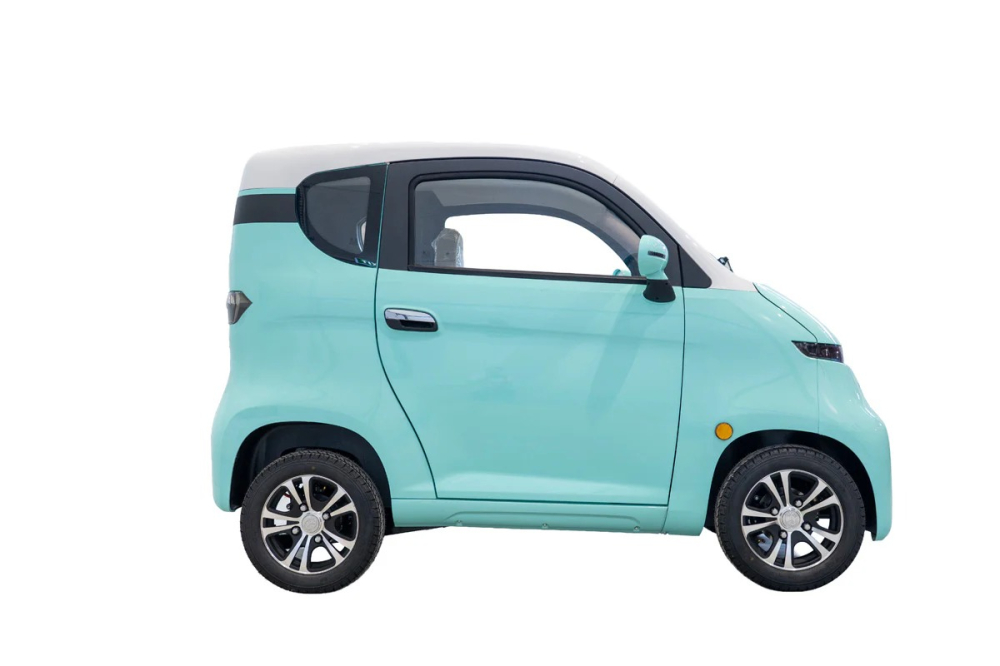 Masina electrica fara permis BLADE CITY Plus Verde-Alb cu aer conditionat [3]