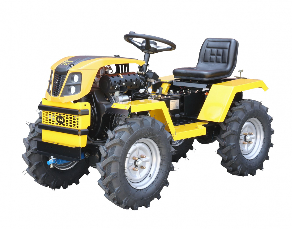 Minitractor ProGARDEN Campo T12 G2.1 4560000087 4x4, 12CP, diesel, hidraulica fata-spate, roti 6.00-12 [3]