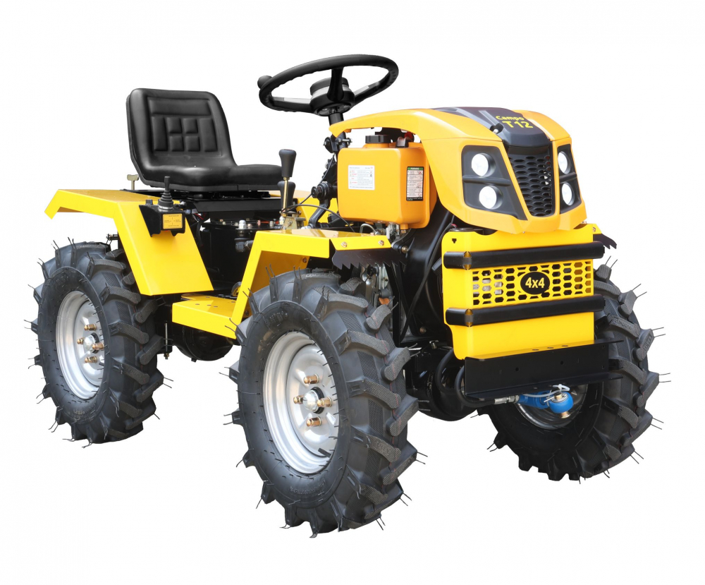 Minitractor ProGARDEN Campo T12 G2 4560000079 4x4, 12CP, diesel, hidraulica fata-spate, roti 6.00-12 [1]