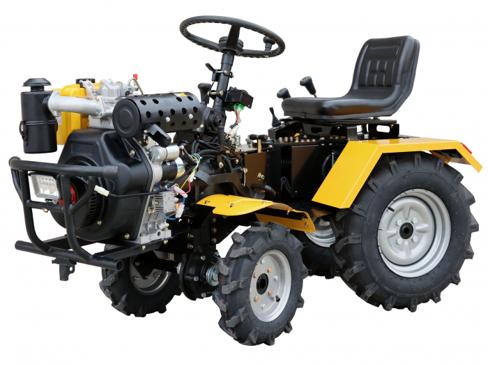 Mini tractor ProGARDEN Campo T12618 45600S12618 4x4, 12CP, diesel, ridicare hidraulica spate [3]