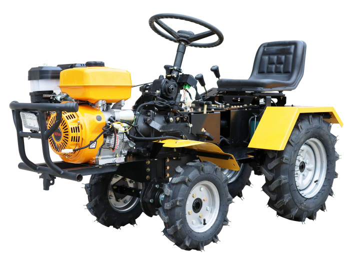 Mini tractor ProGARDEN Campo T18618 45600S18618 4x4, 18CP, benzina, ridicare hidraulica spate [2]