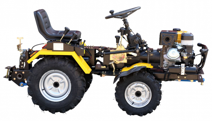 Mini tractor ProGARDEN Campo T18M 4560000063 4x4, 18CP, benzina, ridicare hidraulica fata si spate, transmisie sincronizata [2]