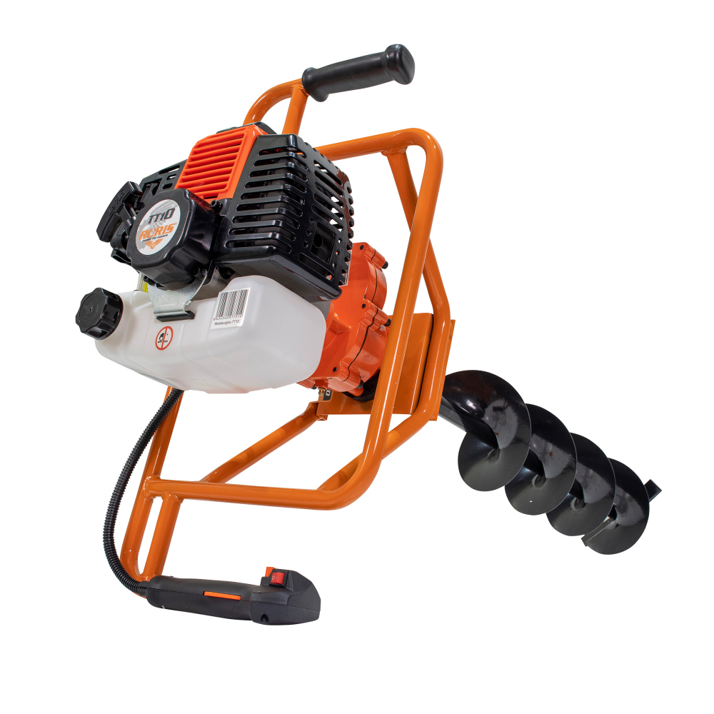 Motoburghiu RURIS TT 10, benzina 1.7CP, include burghiu 100, 150 mm [2]