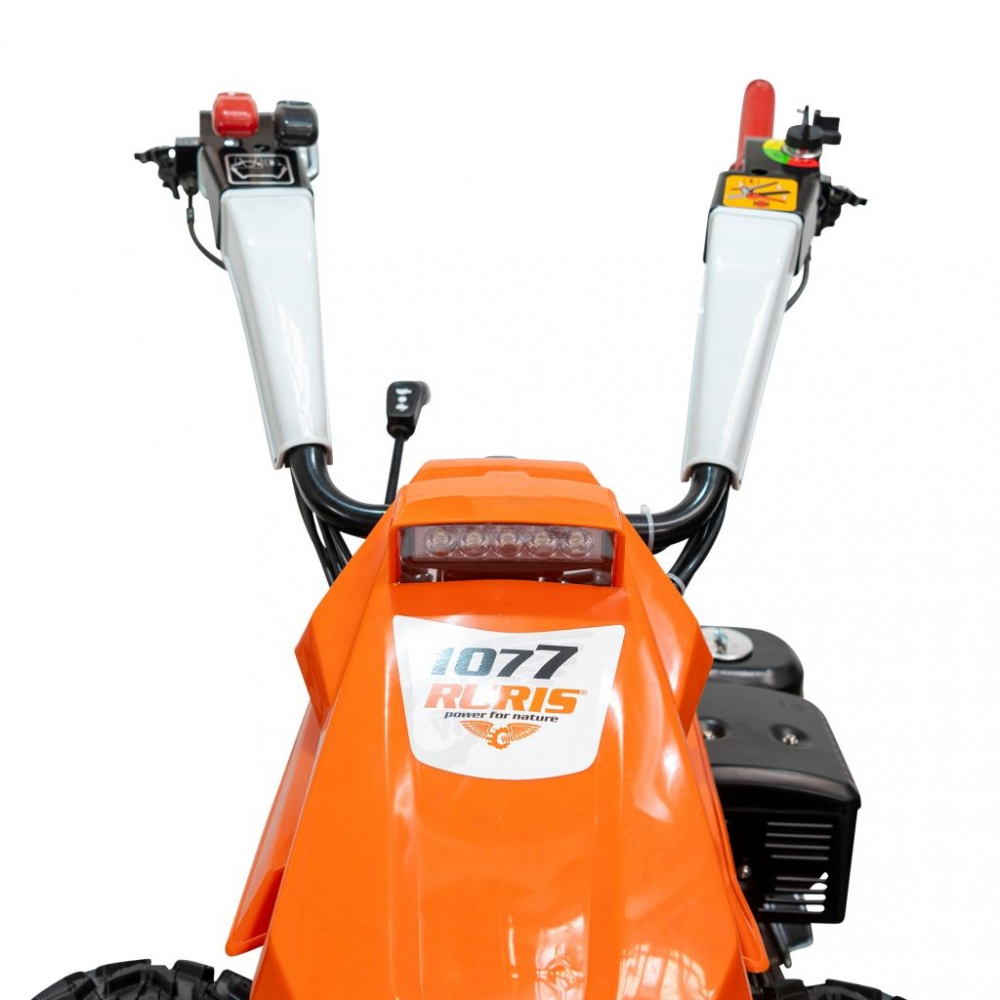 Motocultivator RURIS 1077C 16CP, benzina, pornire electrica, 3+2 viteze, diferential + lama de cosit RURIS CX77 1110 mm [10]