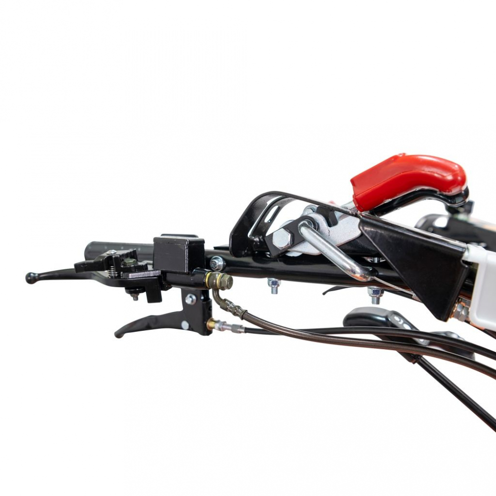 Motocultivator RURIS 1077S 16CP, benzina, pornire electrica, 3+2 viteze, diferential + freza de sapat SX77 80 cm [11]