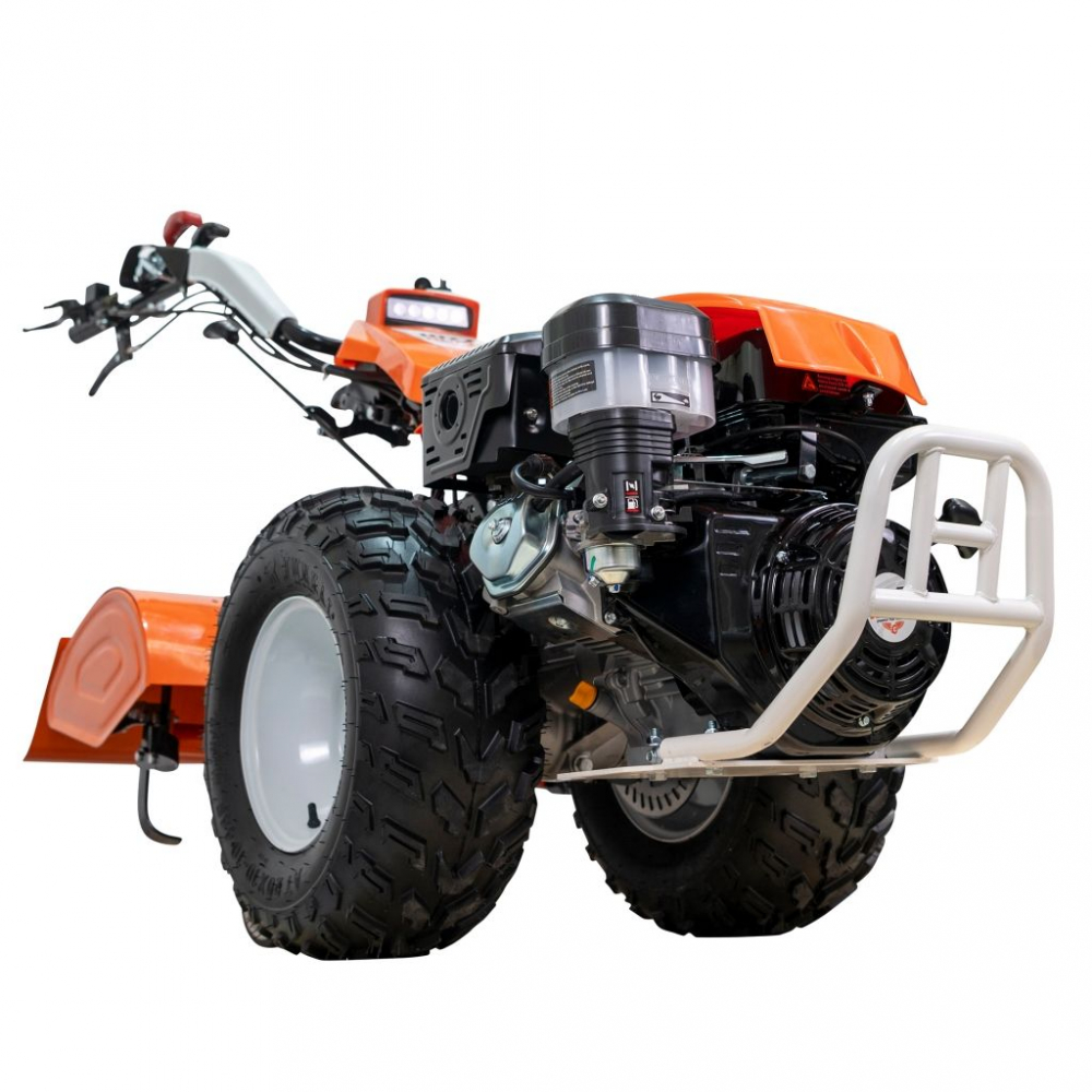 Motocultivator RURIS 1077S 16CP, benzina, pornire electrica, 3+2 viteze, diferential + freza de sapat SX77 80 cm [3]