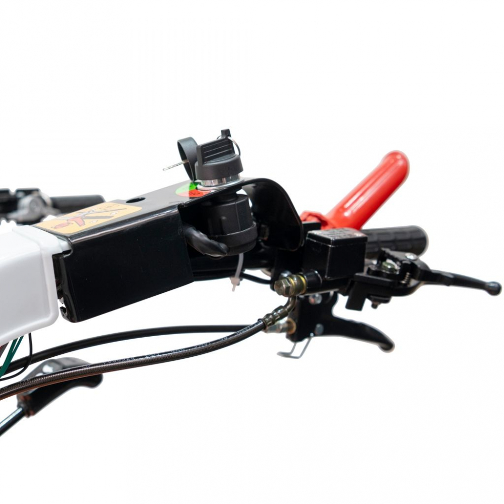 Motocultivator RURIS 1077S 16CP, benzina, pornire electrica, 3+2 viteze, diferential + freza de sapat SX77 80 cm [10]