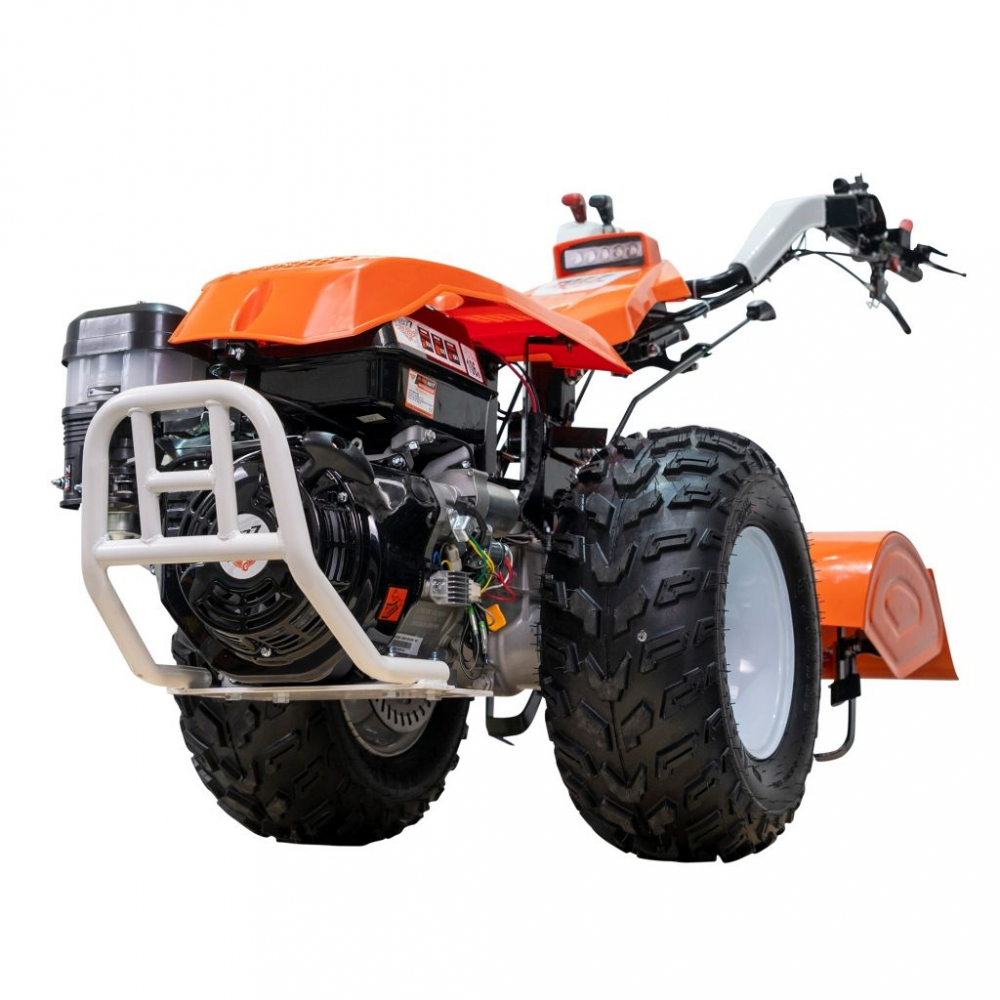 Motocultivator RURIS 1077S 16CP, benzina, pornire electrica, 3+2 viteze, diferential + freza de sapat SX77 80 cm [4]