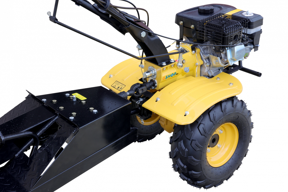 Motocultor 4x4 ProGARDEN Campo 873  Alpine  7CP, roti ATV, 2 prize putere cu remorca Progarden Alpine RM500T-ATV  + manicoti 3 in 1 S [2]