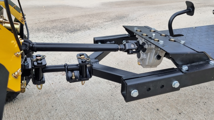 Motocultor cu tractiune 4x4 Progarden Campo 1853-2PTO, 18CP, diferential, benzina, euro5, pornire electrica, remorca ProGARDEN Campo RMT500C, cu tractiune [2]