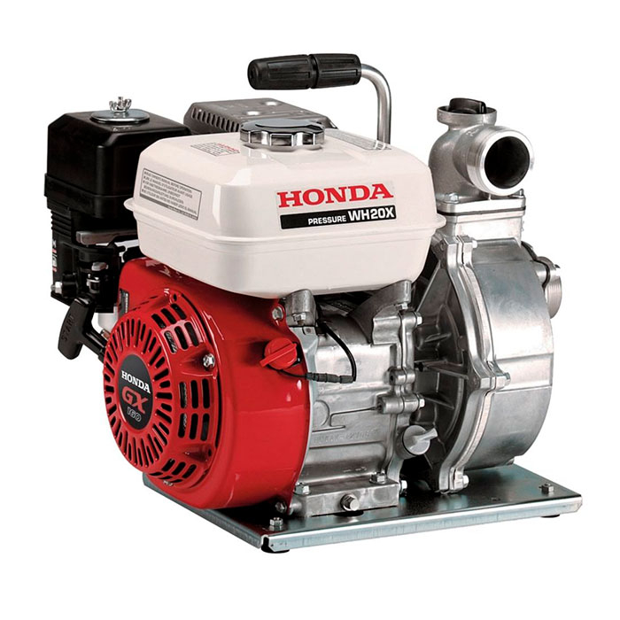Motopompa de presiune Honda WH20XT4 EX, cu maner, 2 toli, 450 l/min, motor benzina Honda GX160 [1]