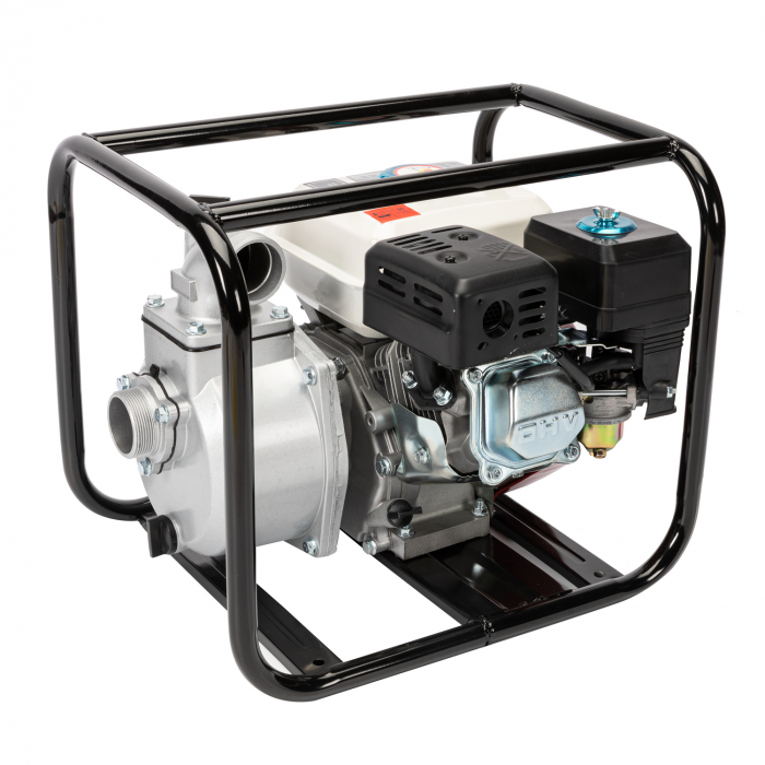 Motopompa Micul Fermier GF-0245, 5.4 CP, 196 CC, 4 timpi, 30 m3/h debit, 2" diametru racord, 23 m adancime refulare, 7 m adancime absorbtie, 3.6 l. benzina [5]
