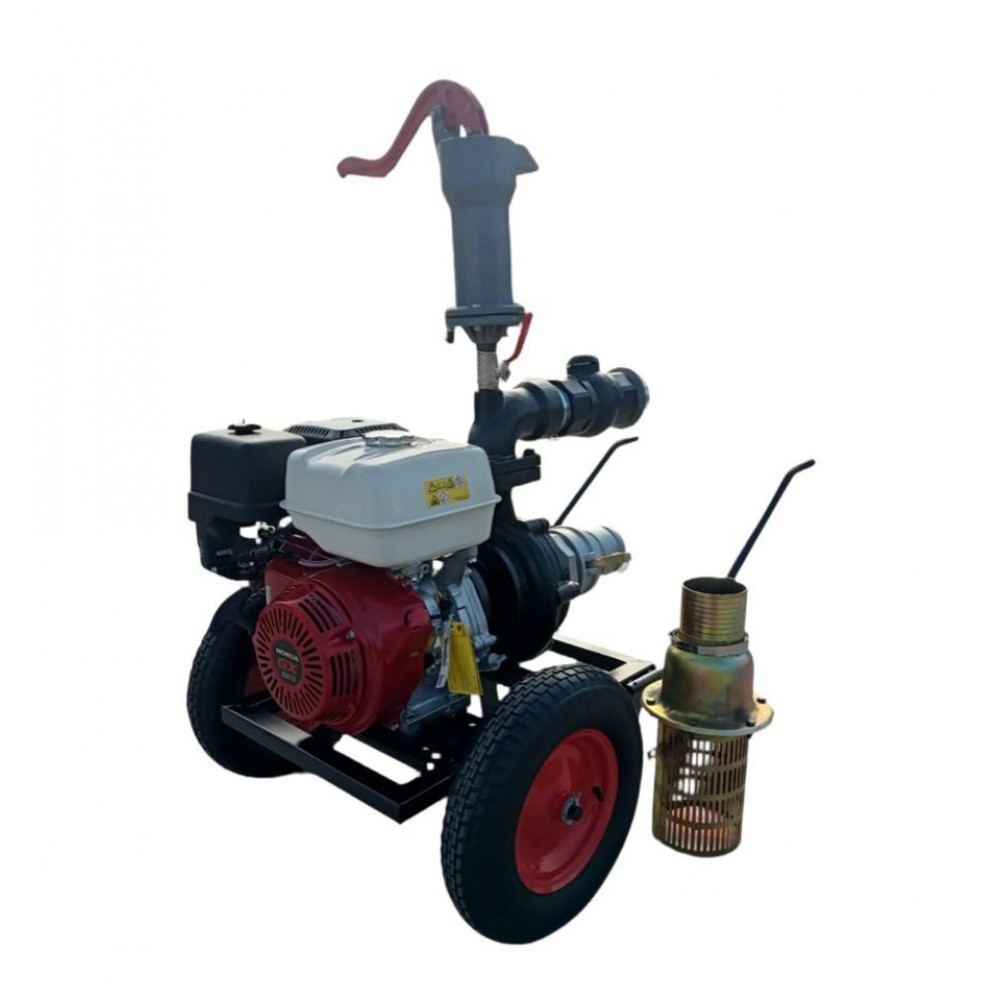 Motopompa de presiune DWP 390 H4 Honda GX390, 13 CP, 66 m³/h, 7.5 bari, aspiratie 4" - refulare 3" [2]