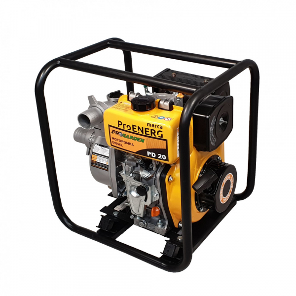 ProGARDEN PD20 motopompa 2"/50mm, diesel, 4.5 CP, apa curata, pornire la sfoara [2]