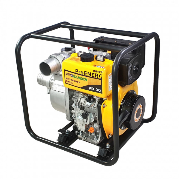 ProGARDEN PD30 motopompa 3"/75mm, diesel, 5.4CP, apa curata, pornire la sfoara [2]