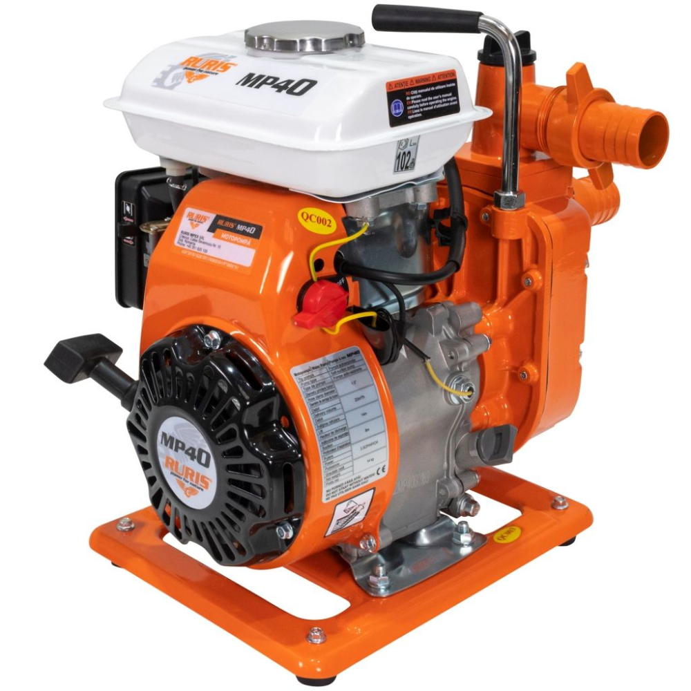 Motopompa RURIS MP40, 2.5 CP, 20 m³/h, autoamorsabila, pentru irigatii si transfer apa [4]