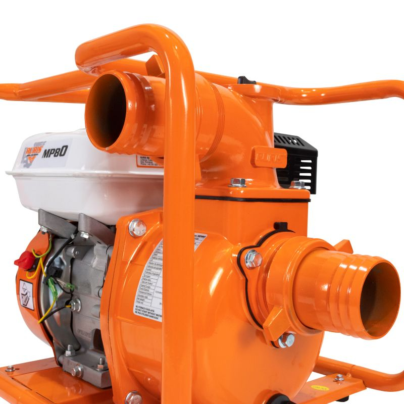 Motopompa RURIS MP80, 7 CP, benzina, debit 48 m3/h, furtun refulare 3" 20 m [2]