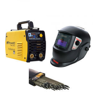 Pachet aparat de sudura Proweld MMA-220LCD + Masca de sudura cu reglaj automat Almaz BY350E-ROSE + 5Kg Electrozi rutilici Proweld 3.2 mm E6013 [2]