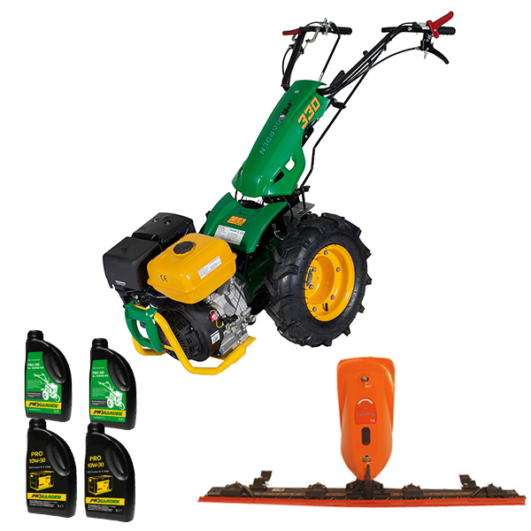 Pachet promotional Motocultor multifunctional Progarden BT330/G177 + Bara cosire mobila Progarden 120cm + ulei motor si transmisie [2]