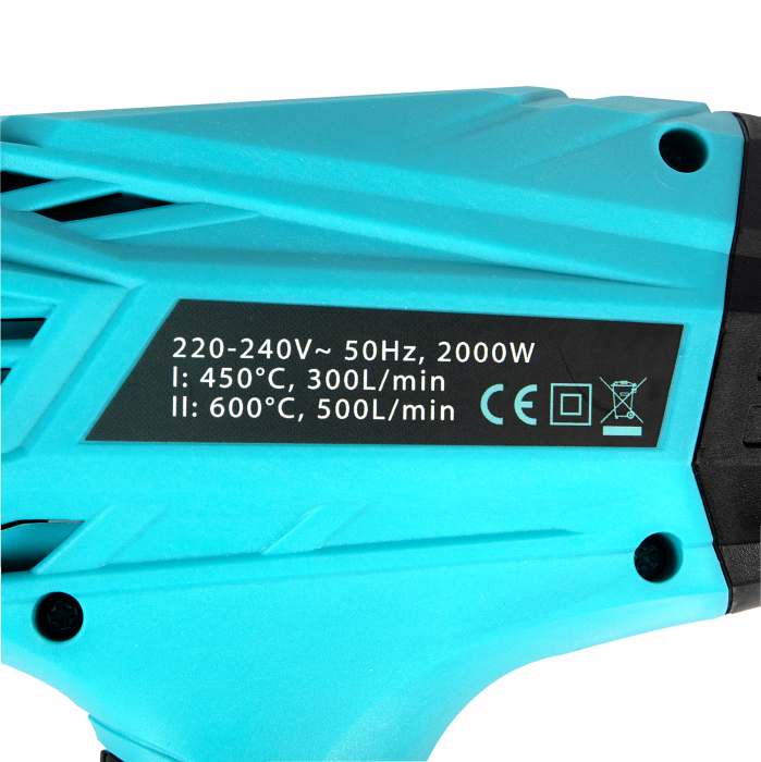 Pistol aer cald Detoolz DZ-SE145, 2000 W 2 trepte 600ᵒC [5]