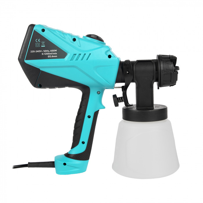 Pistol electric de vopsit Detoolz DZ-SE144 600W 1200ml/min [2]