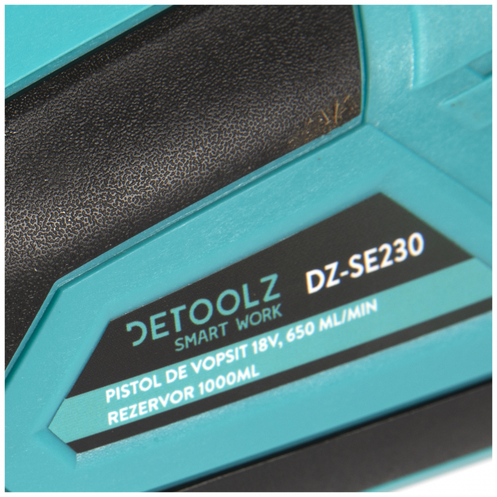 Pistol vopsit Detoolz DZ-SE230 18V 600ml/min rezervor 1000ml [7]
