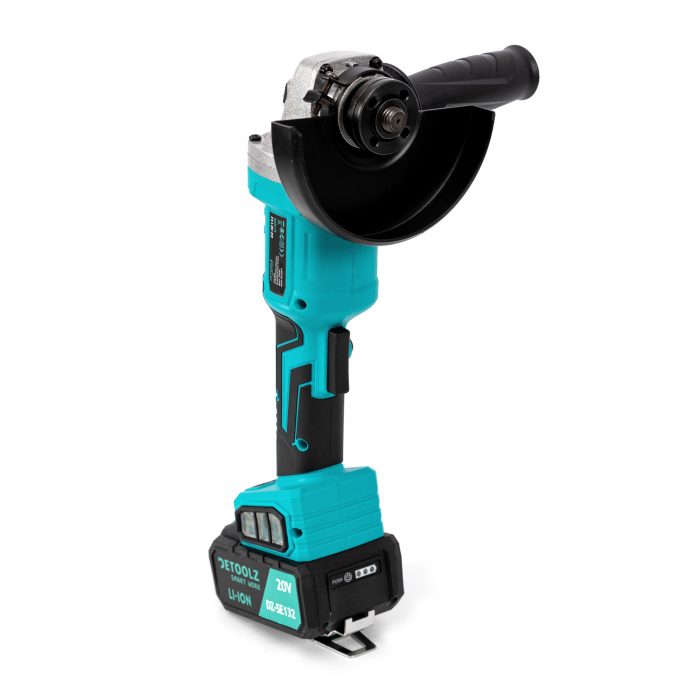 Polizor unghiular Detoolz Ø125 cu acumulator 20V/4Ah [2]