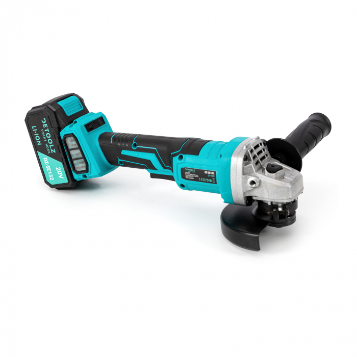 Polizor unghiular Detoolz Ø125 cu acumulator 20V/4Ah [3]