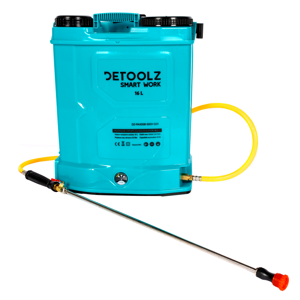 Pompa de stropit cu acumulator, Detoolz 16L [8]