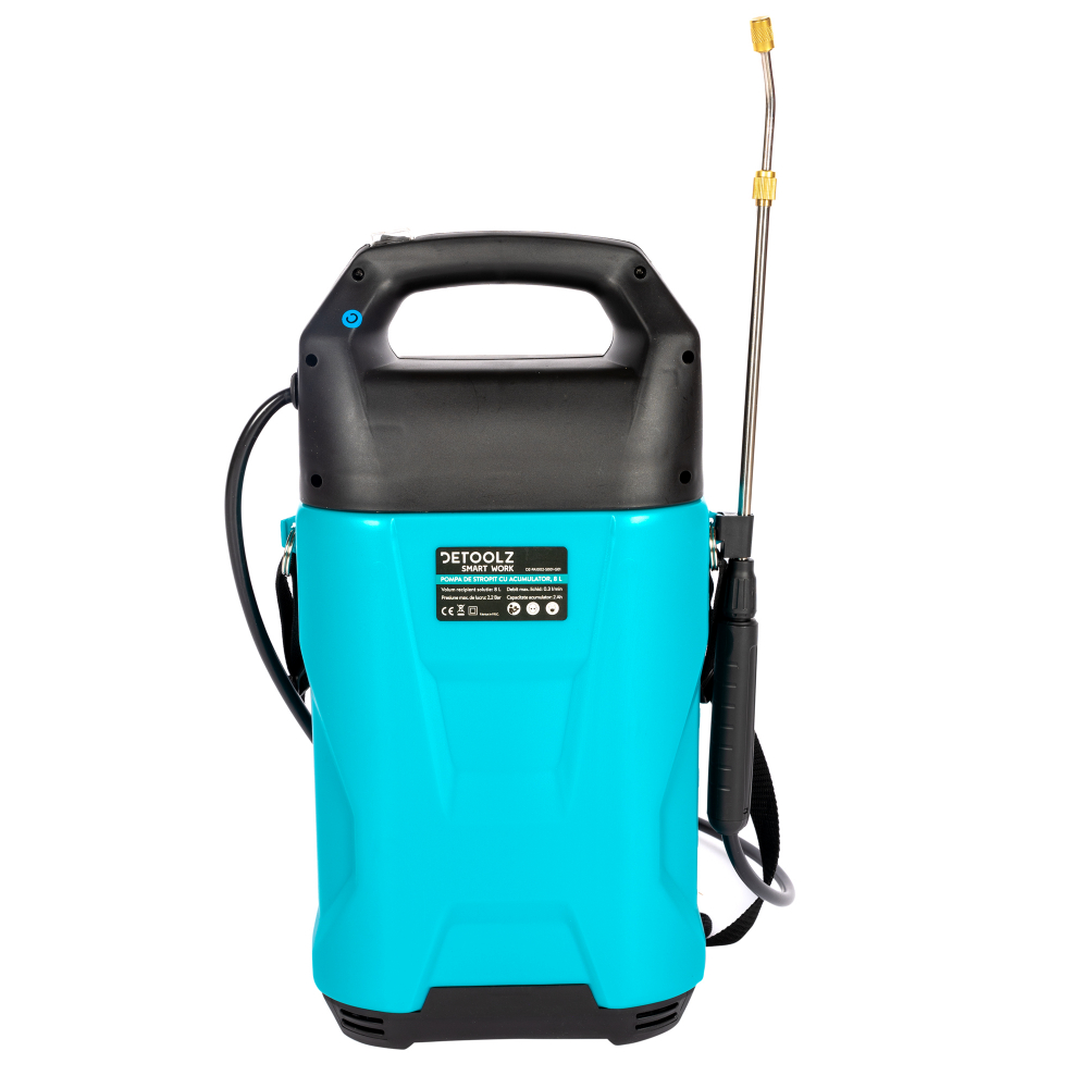 Pompa de stropit cu acumulator, Detoolz 8L [13]
