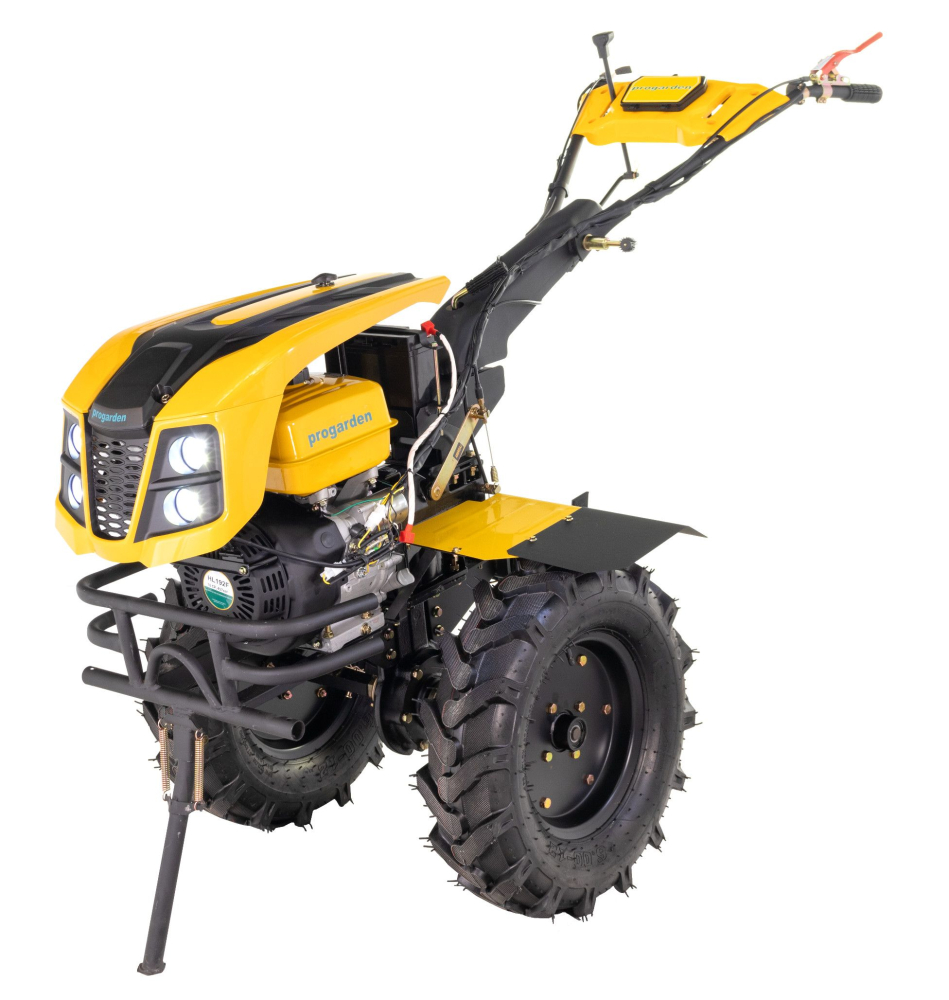 ProGARDEN Campo 1873V2 Alpine motocultor 18CP, 2+1 trepte, 3+1+1 freze, roti 6.00-12, benzina, EU V, pornire electrica, 2 prize putere [3]