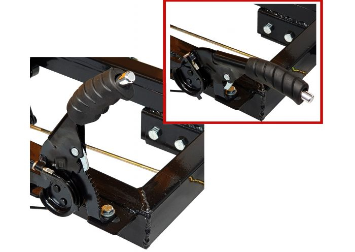 Remorca motocultor ProGARDEN Campo RM500C 468100RM500C 500kg interior bena 830x1310x280mm [6]