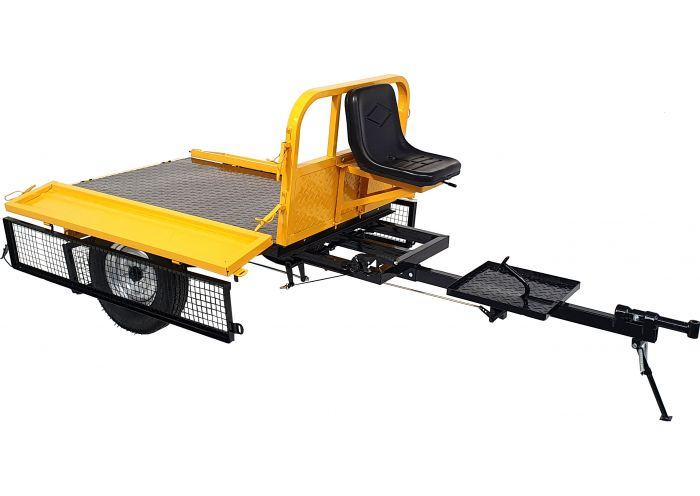 Remorca motocultor ProGARDEN Campo RM500C 468100RM500C 500kg interior bena 830x1310x280mm [4]