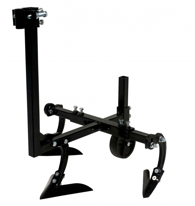ProGARDEN PRO-PRS20-45 prasitoare cu roata limitatoare adancime pentru motocultor, 20cm distanta intre randuri, tija 45cm [3]