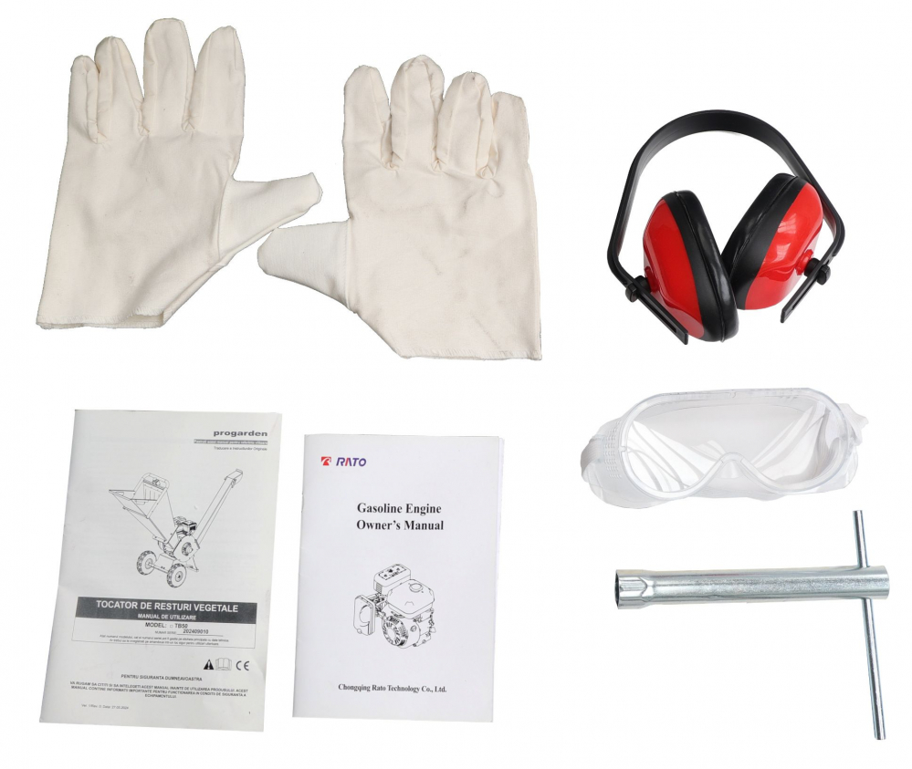 Tocator resturi vegetale ProGARDEN TB50 5162000010, 7CP, benzina, 50mm, pornire la sfoara [5]