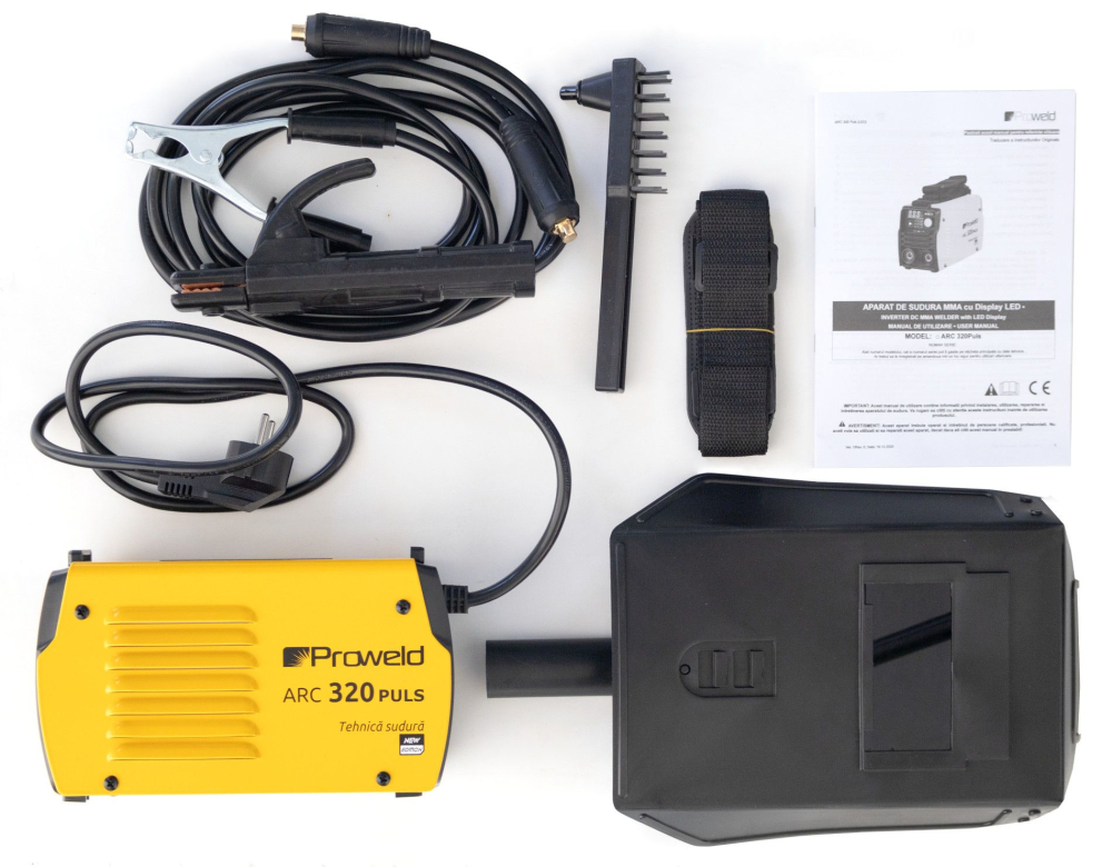 ProWELD ARC 320 Puls digital, electrozi 1.6-3.2 mm, MMA+Puls, Lift TIG+Puls, Arc Force, Hot Start, Anti-Stick, VRD [2]