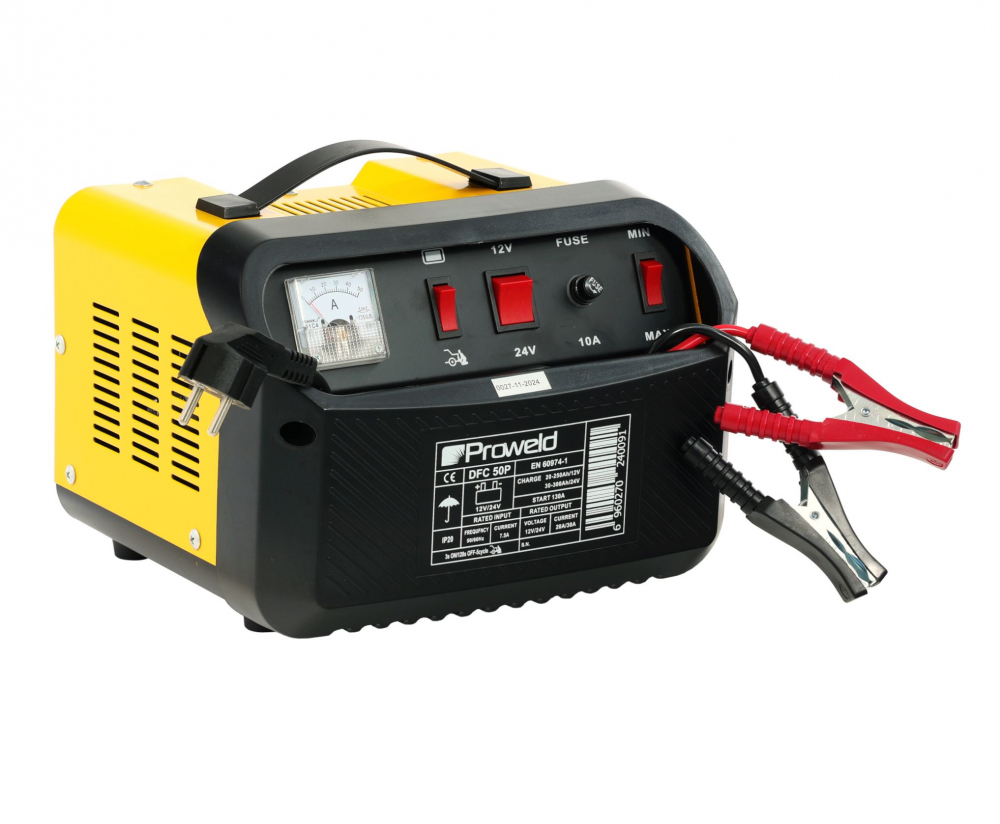 Redresor acumulatori ProWELD DFC-50P 12V/24V, functie Start [2]