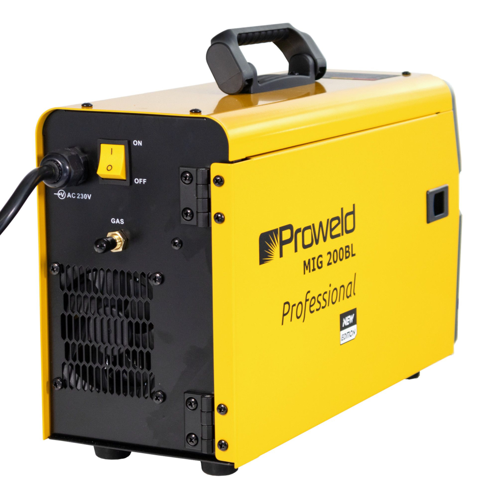 ProWELD MIG 200BL LED Synergetic, MIG/MAG, MMA, Oțel, Inox, Aluminiu, Fontă, 200A [4]