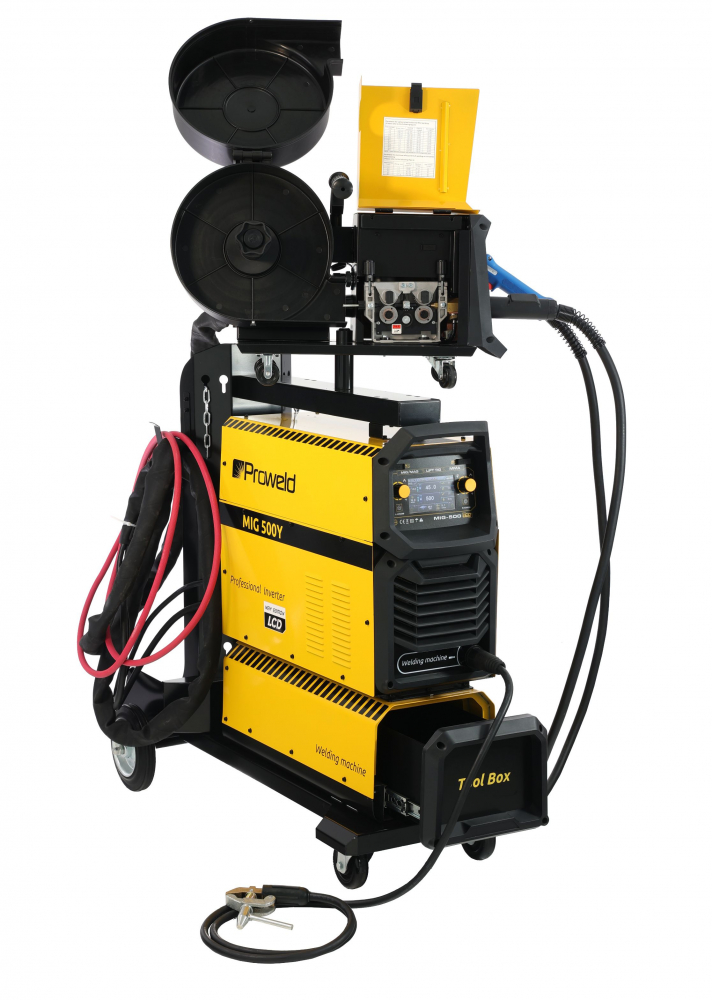 ProWELD MIG 500Y Synergetic Invertor sudare profesional MIG/MAG, MMA, Lift TIG + derulator detasabil [3]