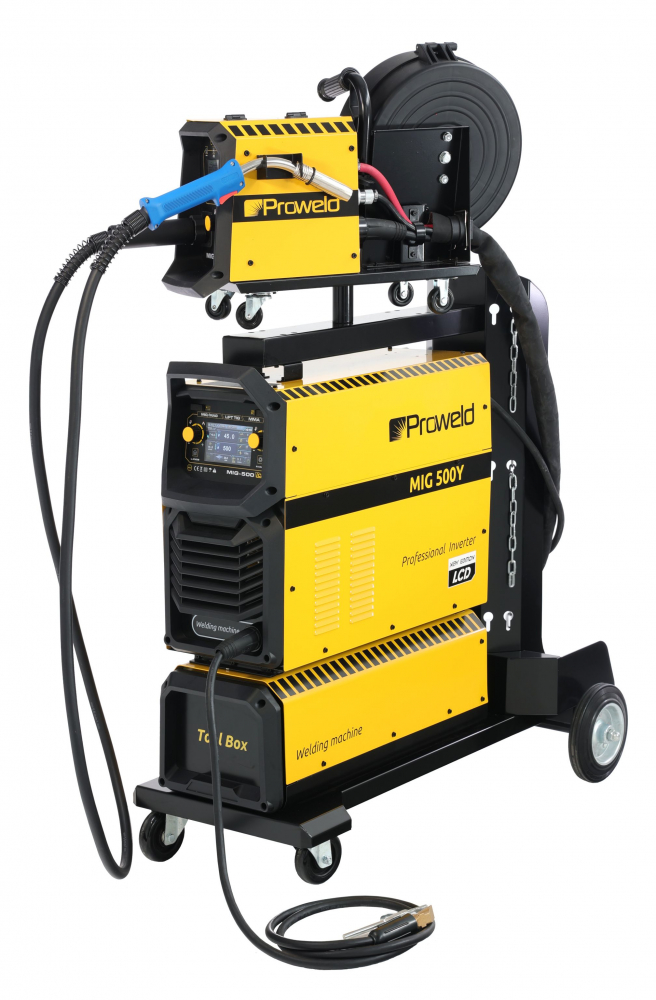 ProWELD MIG 500Y Synergetic Invertor sudare profesional MIG/MAG, MMA, Lift TIG + derulator detasabil [4]