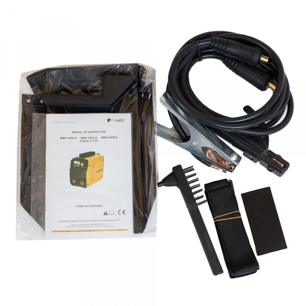 Pachet ProWeld MMA-220DLS - Invertor sudura, profesional, IGBT, Garantie 3 ani + Masca de sudura cu cristale lichide ProWeld LYG-3200A [3]