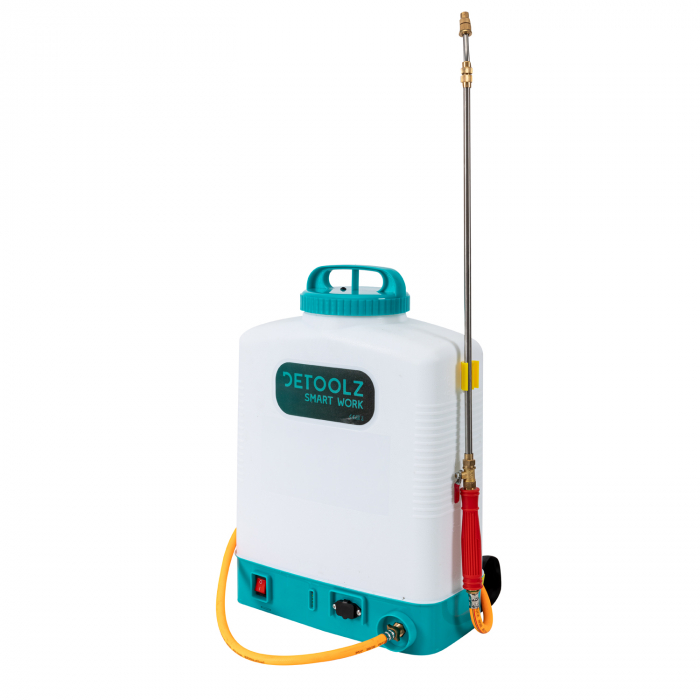 Pompa stropit cu acumulator Detoolz 16L furtun presiune [3]