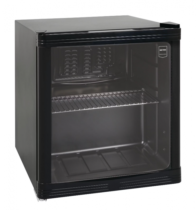 Racitor Bauturi , Metro Professional GPC1046 , 46L volum, Usa de sticla, Negru, Iluminare led, raft inox [2]