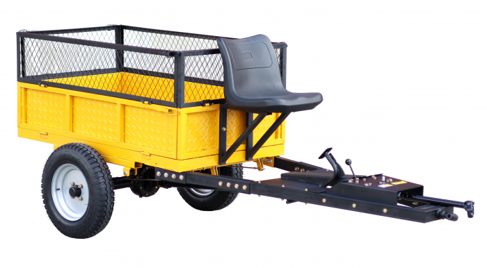 Remorca cu tractiune ProGARDEN Alpine RM550T 468100RM550T  500kg motocultor, 1 osie, prindere bolt [2]
