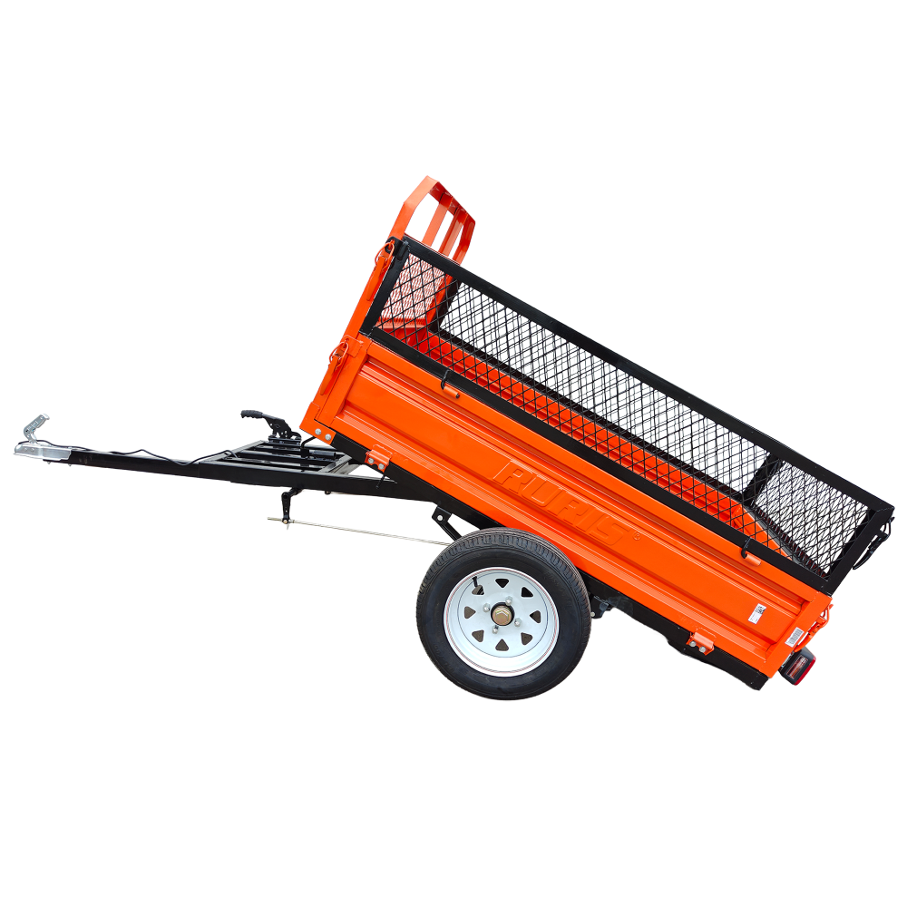 Remorca RURIS 750S pentru minitractoare, 750 kg, basculabila, cu instalatie electrica 12V [2]