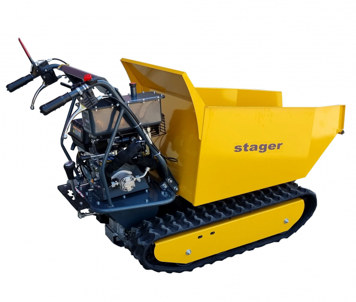 Roaba cu motor termic Stager RMT500S 5160009735 6.5CP, 500kg, senile, basculare hidraulica [7]