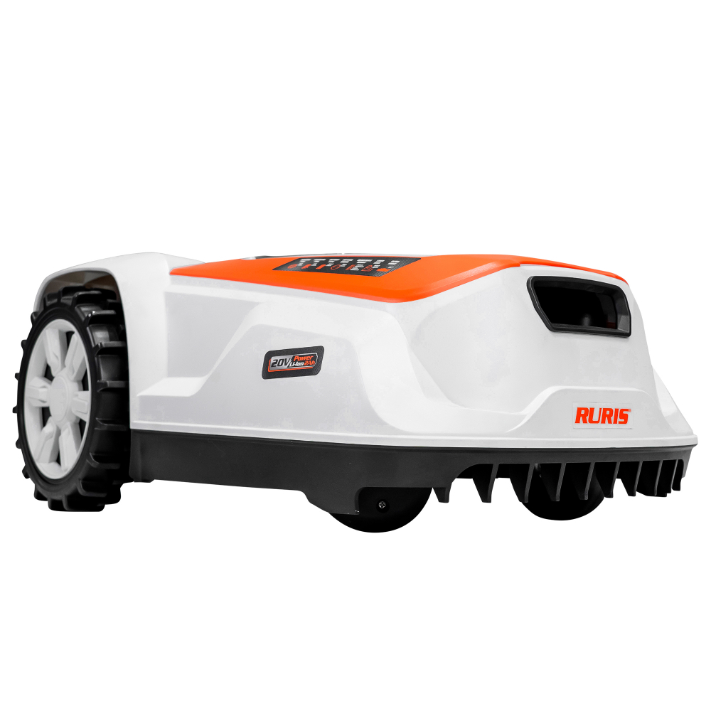 Robot de Tuns Gazon RURIS RXR 800, Li-ion 20V, 2Ah,  latime taiere 180mm, inaltime 25-60mm, suprafata 800mp [12]