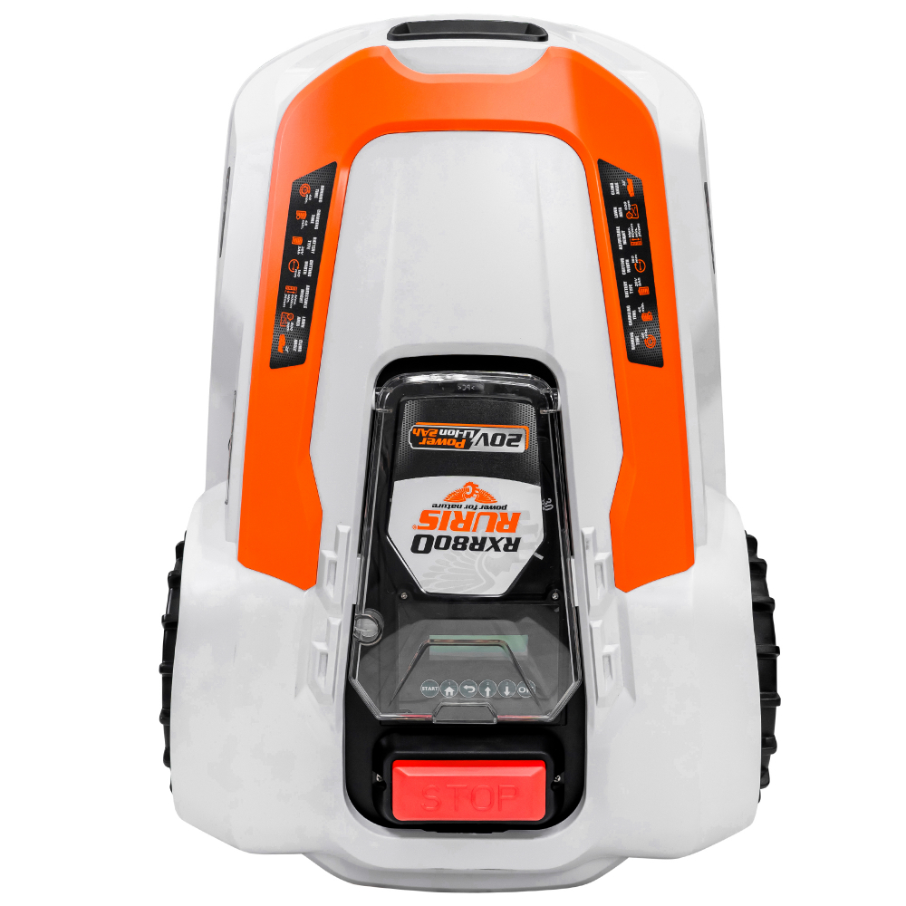 Robot de Tuns Gazon RURIS RXR 800, Li-ion 20V, 2Ah,  latime taiere 180mm, inaltime 25-60mm, suprafata 800mp [10]