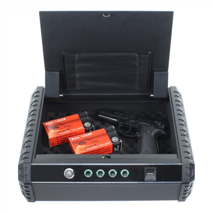 Rottner Casetă Pistol Gunmaster XL Încuietoare Biometrică Negru [3]